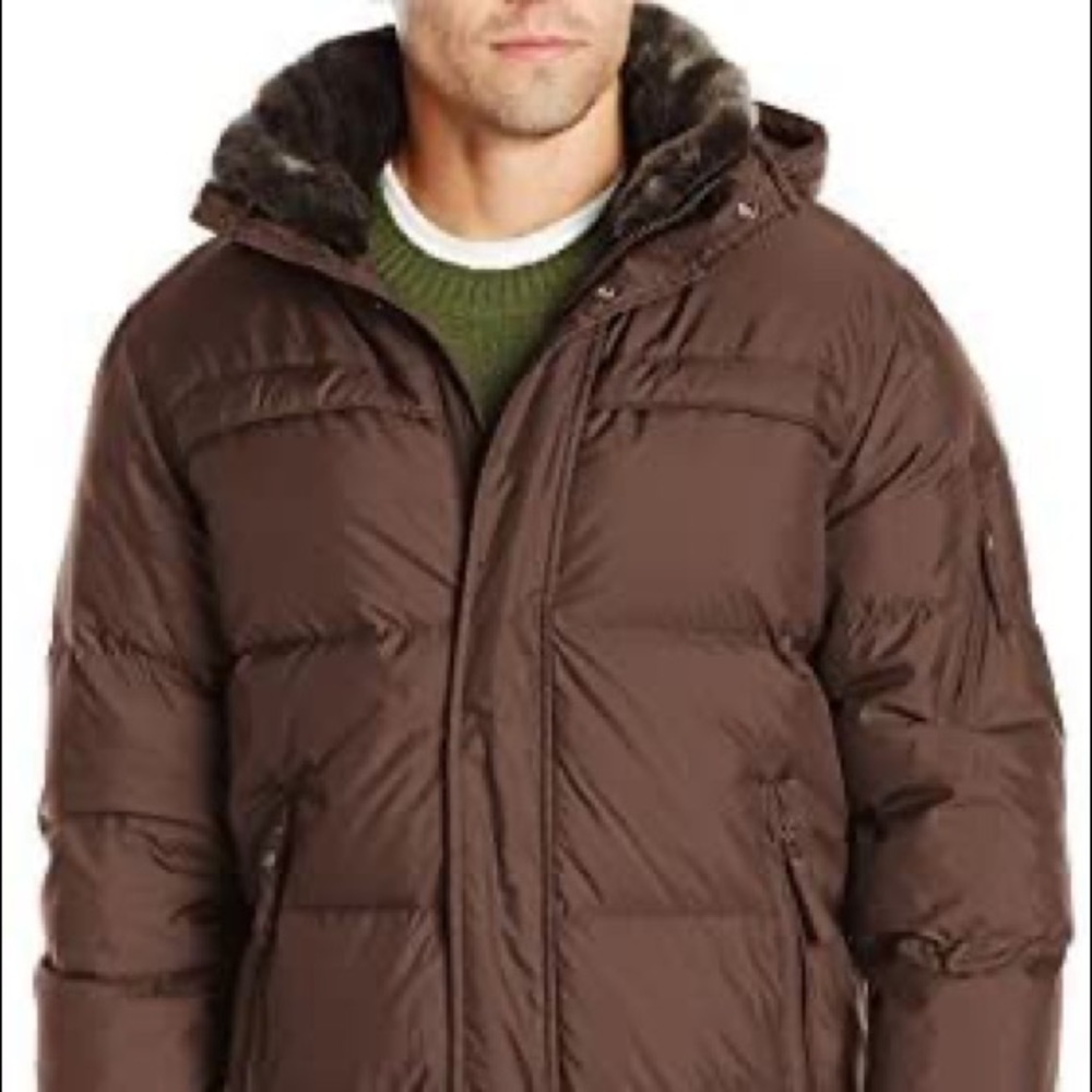 Andrew Marc chocolate brown coat